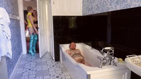 Party Piss Slut Is Used Instead of Toilet
