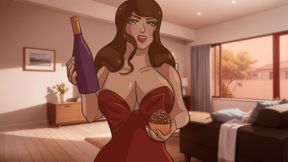 Birthday Sex with the Older Woman Next Door