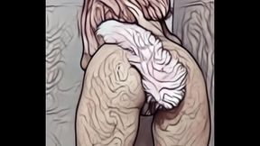 Mexican eats it in the ass for the first time / homemade sex &mdash;  moans &mdash;  and feels