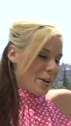 Captivating moment from "This busty blonde is really enjoying a hard dick in her beautiful shaved pussy"