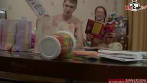 Perfect tits girl with a nice ass gets fucked anal