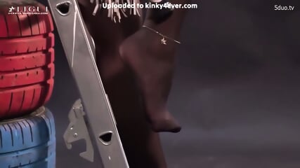 Chinese Girl Cuffed  Kinky4Ever