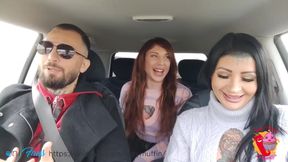Fucking Tattooed Hitchhiker (Threesome)