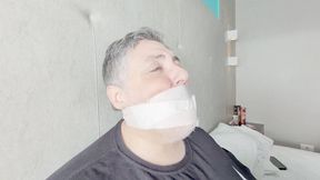 BABE PUNISHING THE FAT GUY WITH BURPING INSIDE HIS NOSE - CLIP 1