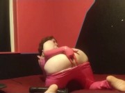 BUBBLEGUM BITCH GETS SLOPPY WITH BLACK CENTAUR COCK (MR HANKEY'S TOYS)