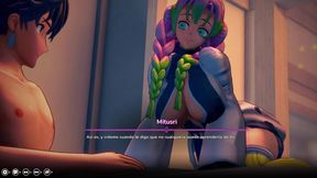 My Hentai Fantasy - Flirting With Beautiful Mitsuri Kanroji From Demon Slayer: Kimetsu no Yaiba To Fuck Her