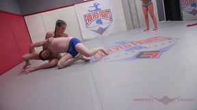 sofie marie vs fluffy mixed wrestling