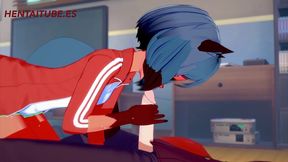 bna hentai - michiru handjob, blowjob and fuck - yiff hentai