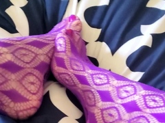 Maitresse Madelines solo foot fetish POV