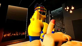 Ankha Pleasured by Giant White Dick in Hot Roblox Hentai Fantasy