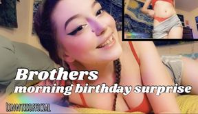Brothers Midnight Birthday Surprise