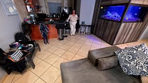 bbw caught her boyfriend cheating, watching him fuck the cheap slut