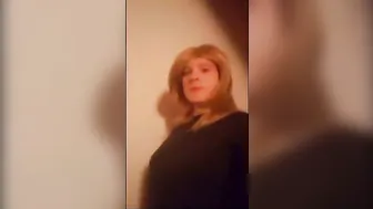 Sissy Crossdresser Shaved and Plugged Gives Blowjob