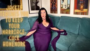 Jackie Teaches You To Keep Your Marriage: Cuck Homework 4K