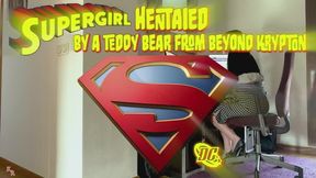 SUPERGIRL HENTAIED BY A TEDDY BEAR FROM BEYOND KRYPTON superheroine trashed by a lovely alien creature with tentacles (FHD)