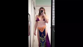 2024 Cosplay Princess Zelda Bikini Costume Eva Summers Tiktok Compilation Part One