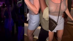 suite de la soiree au pacha a ibiza m exhibant avec mon top transparent en ...