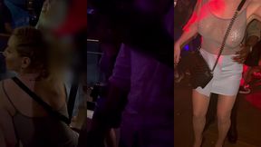 suite de la soiree au pacha a ibiza m exhibant avec mon top transparent en ...