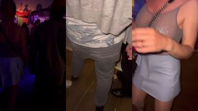 suite de la soiree au pacha a ibiza m exhibant avec mon top transparent en ...