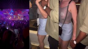 suite de la soiree au pacha a ibiza m exhibant avec mon top transparent en ...