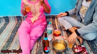 Street Boy Makes Girl For Sex And Enjoys Girl's Big Tits and big ass