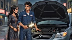 Raat Mein Car Kharab - Mechanic Ne Married Woman Ki Help Ki ( AI generated )