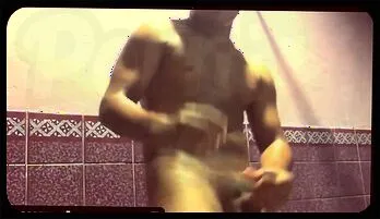 Sexy Latino Twink Avrool Shows Off His Thick Cock in Steamy Solo Session