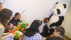 July & Lerok & Nene & Norma in skinny young porn chicks suck and fuck