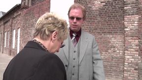 Horny German Oma Rides Hard Cock Like a Wild MILF Slut!