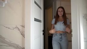 Step-sister's panties pleasure, home invasion booty call