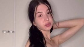 Social Media Model @alessia_green @Teasing & #Brunette #Naked #Small Tits #Petite sex hardcore movie | Tik.Porn