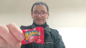 Popping my gum