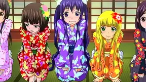 Captive Begs Mercy Before Hot Blowjob and Frenzied Kimono Encounter in Steaming Onsen