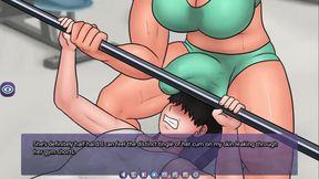 Futadomworld: Man Surrounded with Big Strong Muscular Futas in the Gym - Episode 4