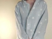 アナルビーズでお尻マンコを濡らしながら男の娘がイっちゃいます！