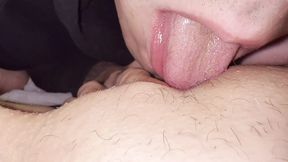 Tongues milf's sizzling crotch and derives a clitoris climax&#x1F680;