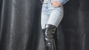 Nicotine Craving Denim Goddess – Slow Sensual Smoking & Thick Smoke Tease