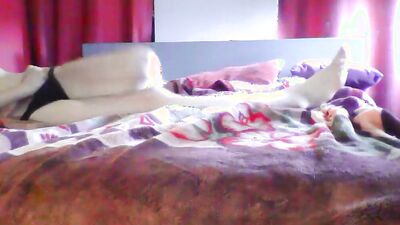 Horny amateur teen is masturbating in front of the camera