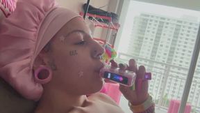Vaping Nicotine Fetish Smoke Fetish Teen Vape Smoking Cigarettes Smoke Clouds Blowing Smoke Pretty Bimbo Alternative Nali Marie