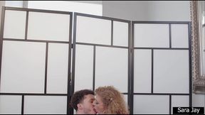 Some Dude Fucks & Creampies Slutty Man-Eater Sara Jay!