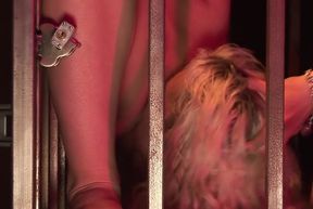 Hardcore bdsm in prison, first lezdom police chick and then domination of the police dude