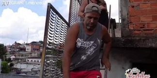 Blonde bombshell Cleo Cadillac ravages worker's flesh during sun-kissed outdoor tryst