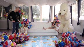 (wet) submissive italian teen bambolina first time anal and pee drinking, anal sex, gape, rough sex, cum and pee on open ass.