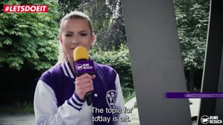 LETSDOEIT - Busty German Pornstar Gets Seduced By Amateur Artist