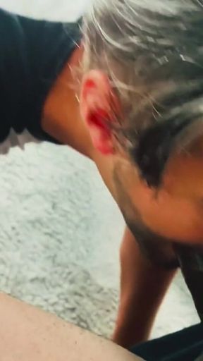 Afroblackxxx Gives Merciless Oral to Deepthroatxxxxl