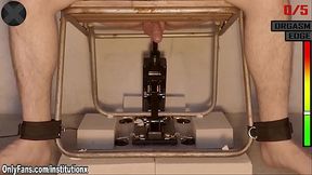 Restrained For Ruthless Prostate Milking Procedure