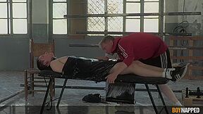 Playful Dom Twink : Aggressive Foot Fuck