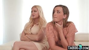 Lusty MILF Serene Fucks Her Wet Lesbian Buddies