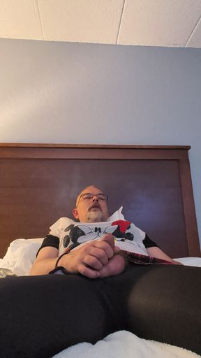 Birthday masturbating in wife's clothes