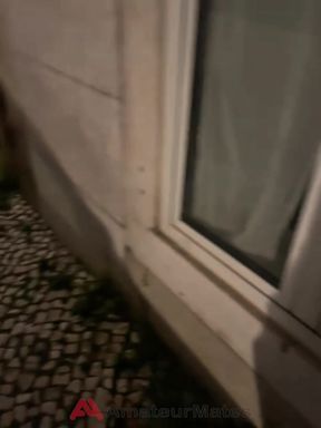 Boy Caught Jerking-off on His Bed Through the Street Window